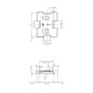 Porta salviette snodo cromato frame in vendita online
