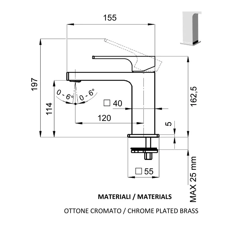 Miscelatore lavabo nero opaco Absolute top prezzi online