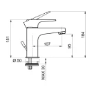 Miscelatore lavabo nero opaco moderno ed top prezzi online