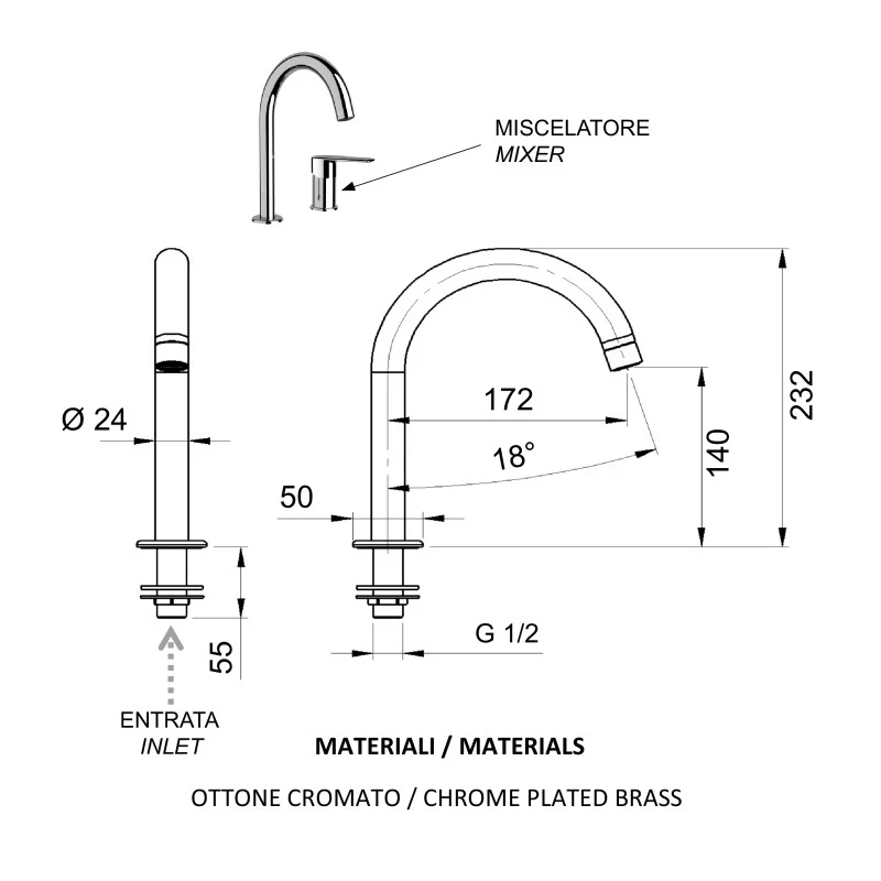 Miscelatore monocomando lavabo due fori vanity solo online