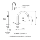 Miscelatore monocomando lavabo due fori vanity solo online
