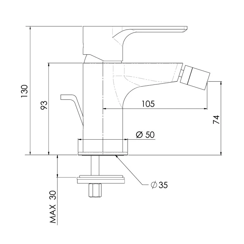 Miscelatore bidet scarico Energy offerta online
