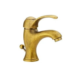 Monocomando lavabo liberty vecchio ottone scarico ordinabile online