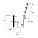 Rubinetto monoforo idelae lavabo o vasca dotato solo online