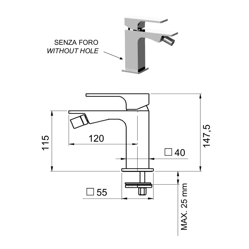 Miscelatore bidet Absolute offerta online