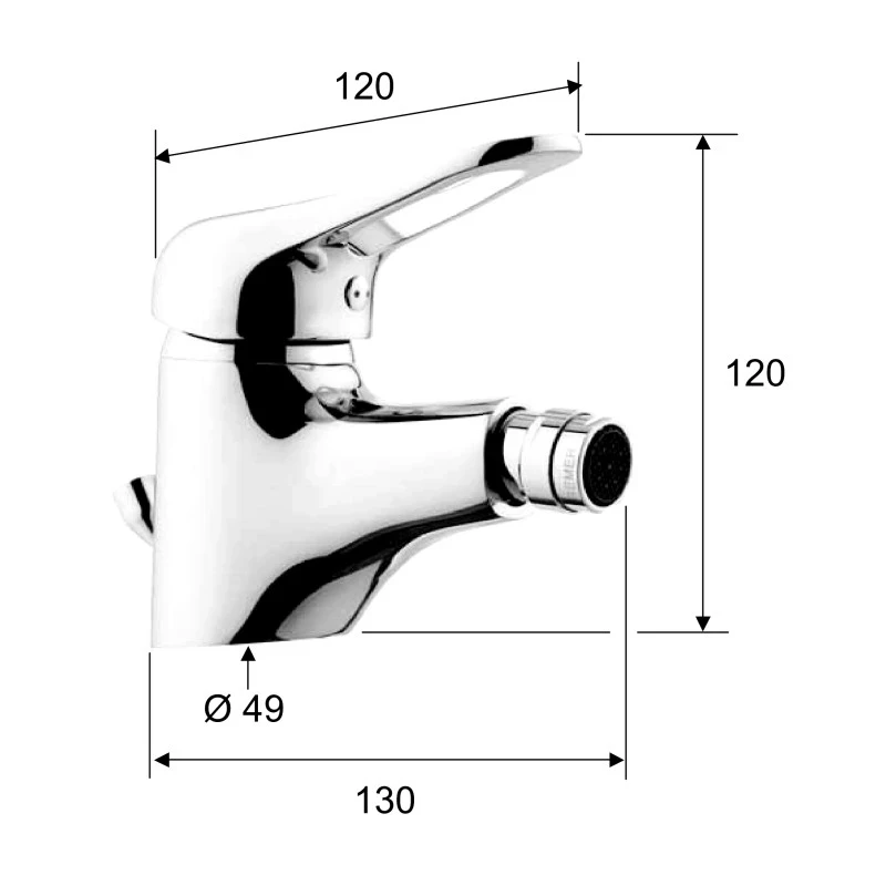 Rubinetto bidet aeratore direzionabile in vendita online