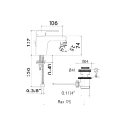 Rubinetto bidet mamoli h130 logos disponibile online