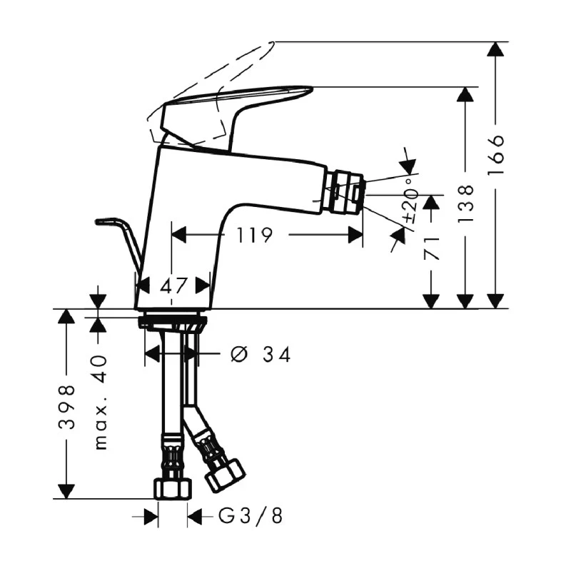 Miscelatore bidet hansgrohe my cube prezzi bassi online