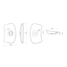 Lavabo dappoggio Prime da 65 cm bianco opaco disponibile online