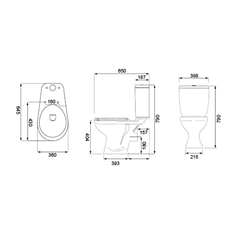 Cassetta vaso monoblocco Serie Lake top prezzi online