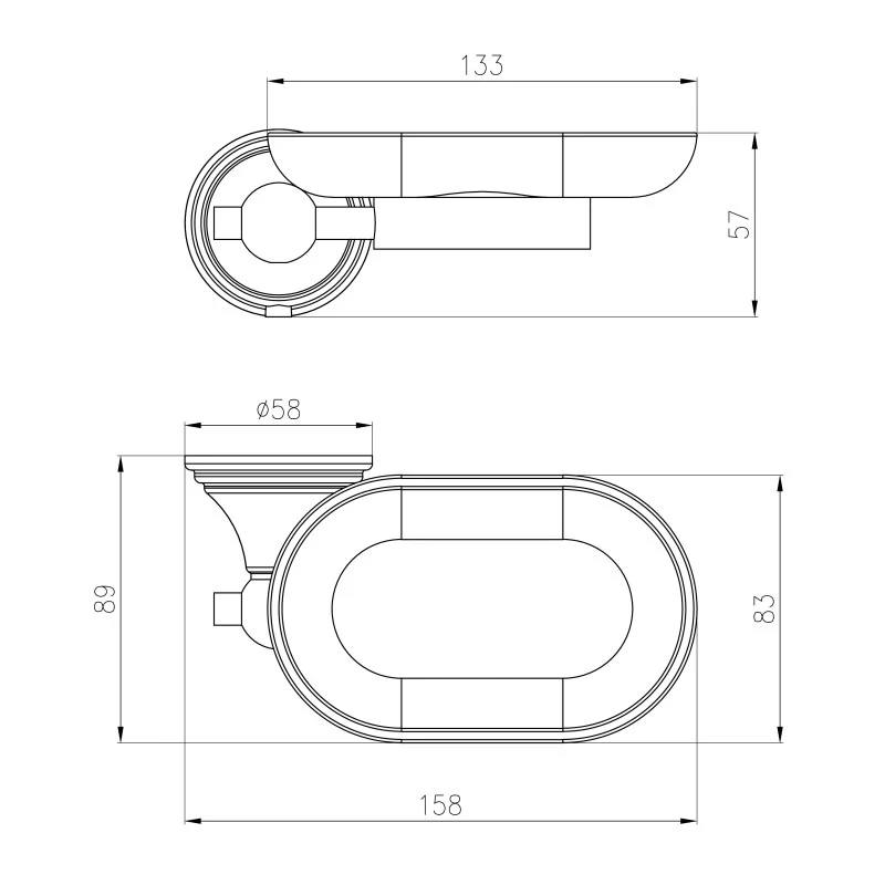 Porta sapone da parete bacinella in disponibile online