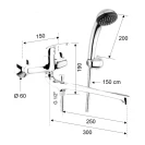 Rubinetto lavabovascacon bocca fusa lunga in vendita online