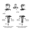 Rubinetto bidet scarico automatico 1000 in vendita online