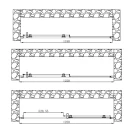 Porta Scorrevole 118 122x185h 4mm Cromato ordinabile online