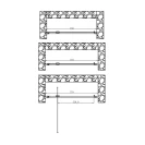 Porta Battente 73 77x185h 4mm Cromato disponibile online