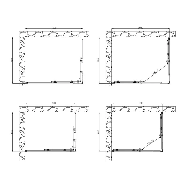 Box Doccia Rettangolare Serigrafato 68 8088 offerta online