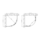 Box Doccia Semicircolare 78 80x78 disponibile online