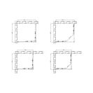 Box Doccia Quadrato Serigrafato 68 8068 80x190h solo online