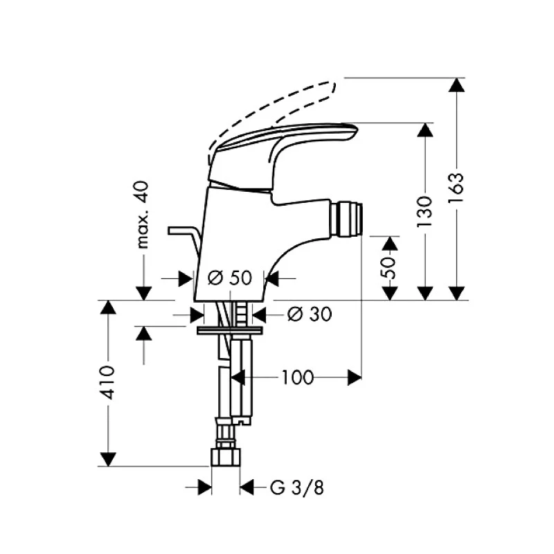 Miscelatore bidet hansgrohe cromato avista offerta online