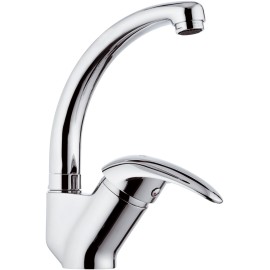 Rubinetto lavellocon bocca alta a c girevole, modello corto - serie ten Remer T42C
