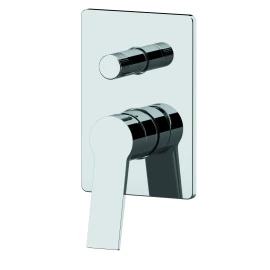 Miscelatore incasso vasca/doccia dev. 2 vie ceramico vert. - Slash