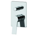 Miscelatore incasso vasca/doccia dev. 2 vie ceramico vert. - Slash