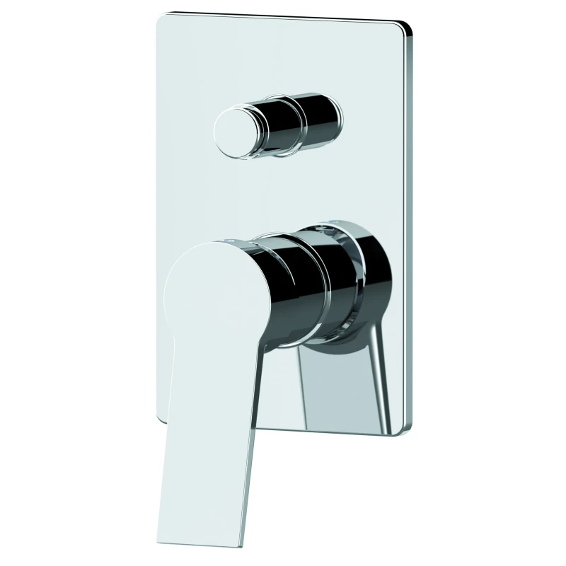 Miscelatore incasso vasca/doccia dev. piastra rett. - Slash shop online