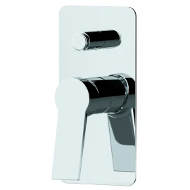 Miscelatore incasso vasca/doccia dev. piastra rett. ultra piatta - Slash online