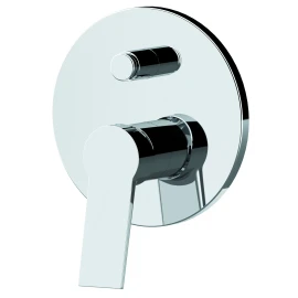 Miscelatore incasso vasca/doccia deviatore piastra tonda - Slash disponibile online