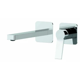 Miscelatore incasso lavabo 2 piastre bocca 23 cm - Slash online