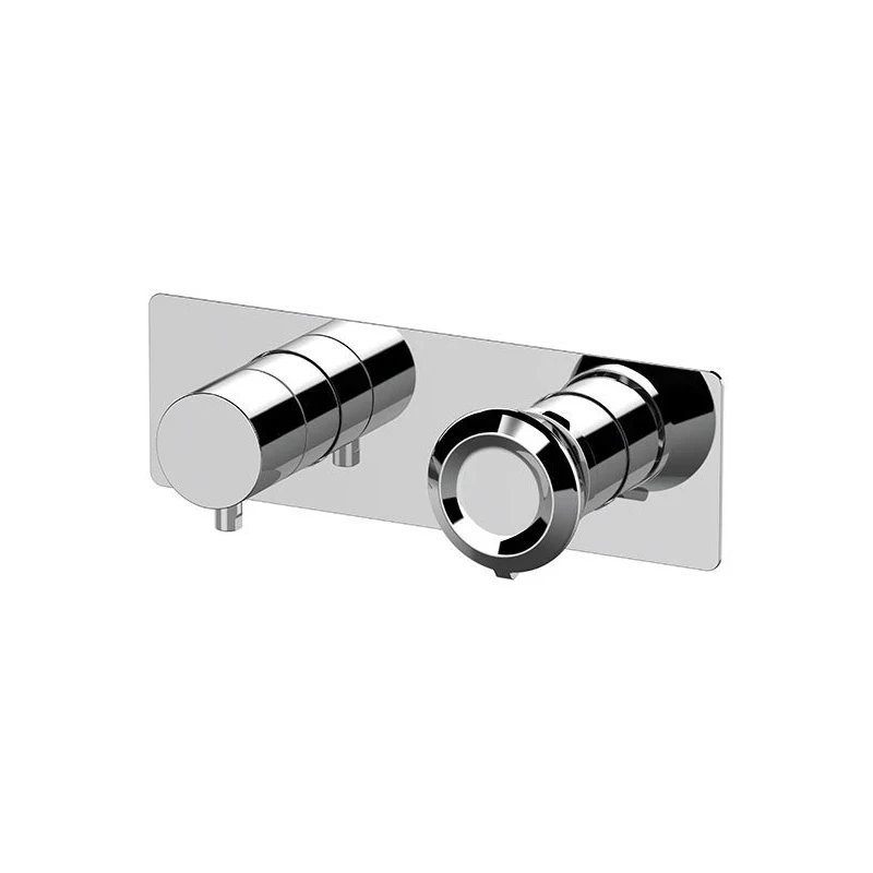 Miscelatore a incasso di design per vasca/doccia con deviatore a 3 vie di tipo meccanico - serie Element