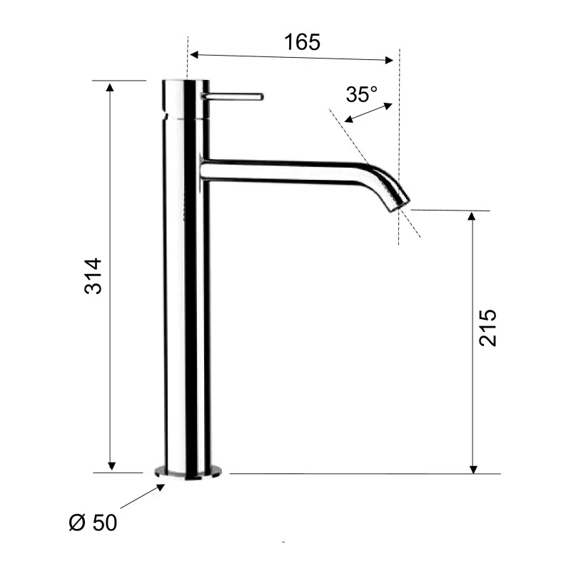 Miscelatore XL lavabo nero opaco X Style disponibile online