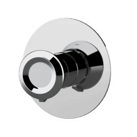 Miscelatore a incasso per vasca o doccia su piastra tonda ultra-piatta - serie Element