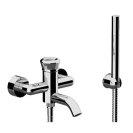 Miscelatore vasca esterno con flessibile 150 cm e doccetta a 1 funzione - serie Element