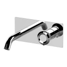 Miscelatore a incasso ultra-piatto per lavabo, bocca 17 cm - serie Element