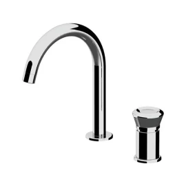 Miscelatore monocomando lavabo a due fori, design funzionale e moderno - serie Element
