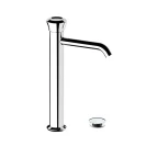 Miscelatore alto per lavabo con scarico click-clack e troppo pieno - serie Element