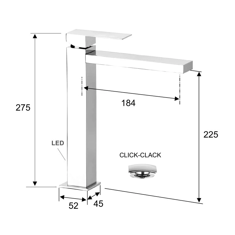 Daniel miscelatore prolungato bocca disponibile online