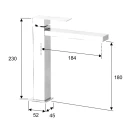 Skyline daniel miscelatore lavabo alto senza solo online