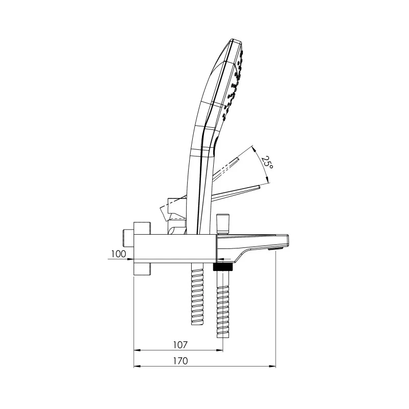 Miscelatore vasca esterno - Slash acquisto online