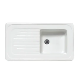 Lavello incasso ceramica C280 90×50 1 vaschetta Bianco online