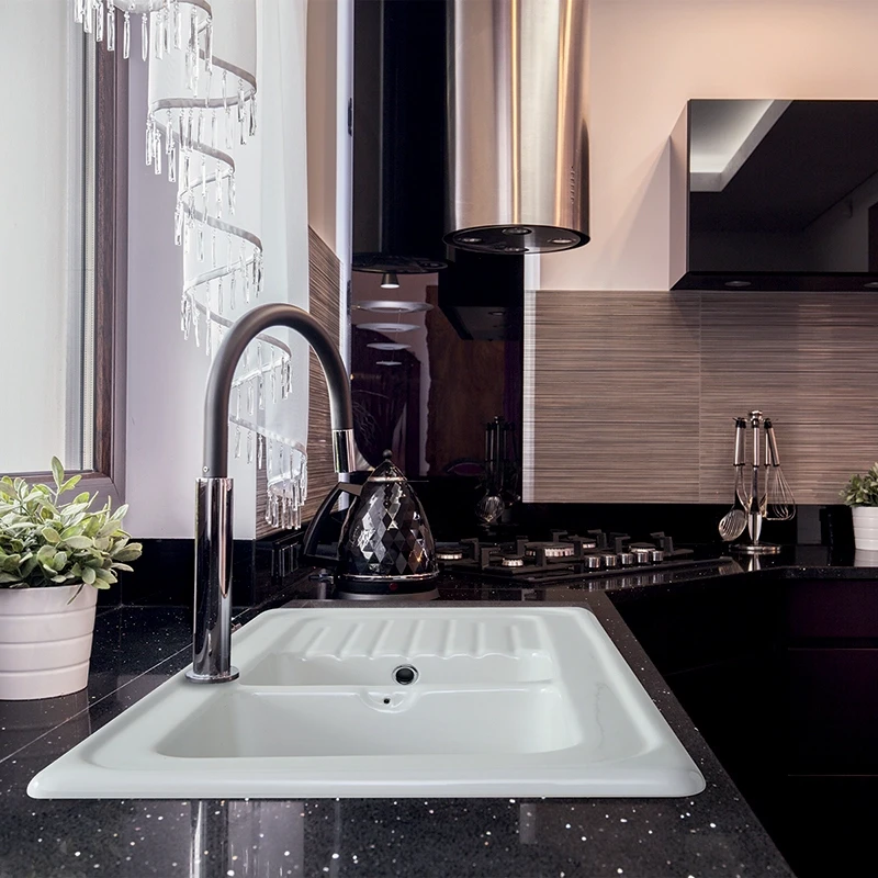 Lavello incasso ceramica C281 116×50 2 vaschette Bianco online