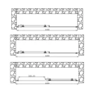 Porta Scorrevole 118 122x190h 6mm Cromato in vendita online