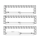 Porta Scorrevole 138 142x190h 6mm Cromato offerta online