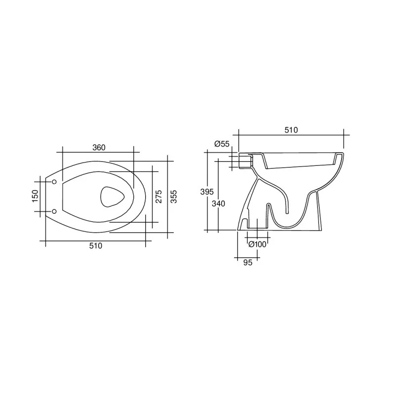 Vaso scarico pavimento terra idro offerta online
