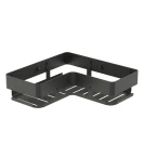 Mensola angolo alluminio 1 ripiano Gun Grey disponibile online