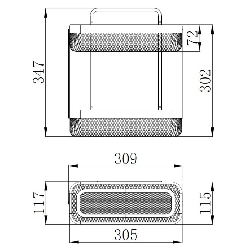 Mensola doccia frontale 2 ripiani Gun Grey disponibile online