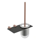 Porta scopino nero/rame Serie Stellar disponibile online