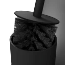 Piantana portarotolo e scopino nera Serie Cleo disponibile online