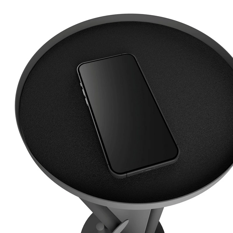 Piantana portarotolo e scopino nera Serie Cleo disponibile online